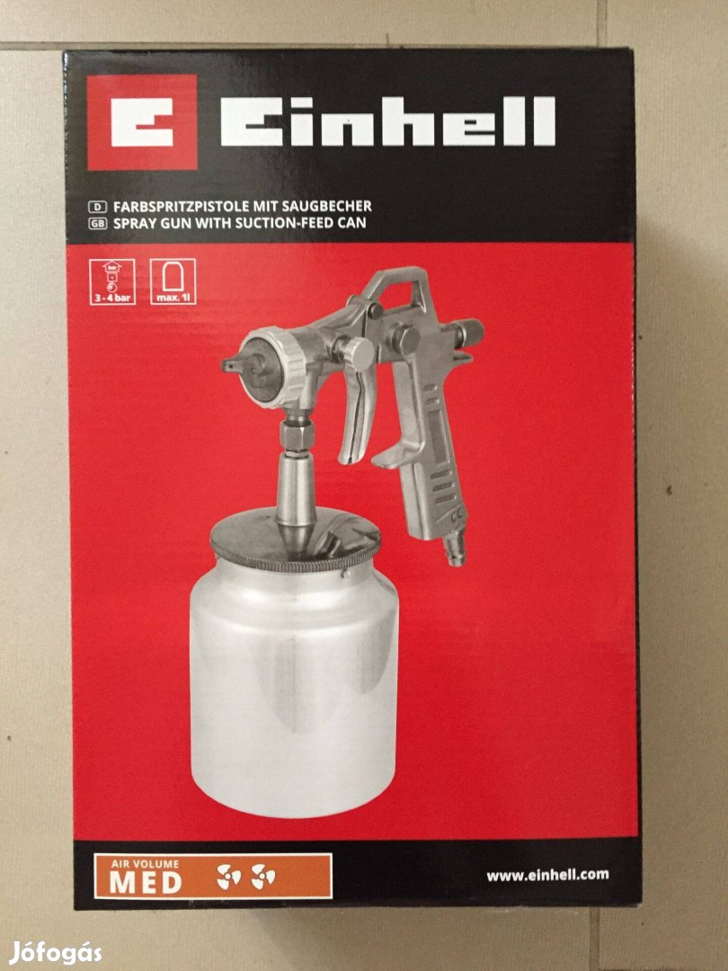 Einhell 4132900 Festékszóró pisztoly alsó tartályos 1l