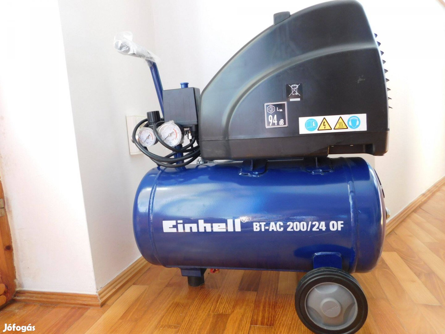 Einhell 8 baros 24 literes tartályú olajmentes kompresszor, új