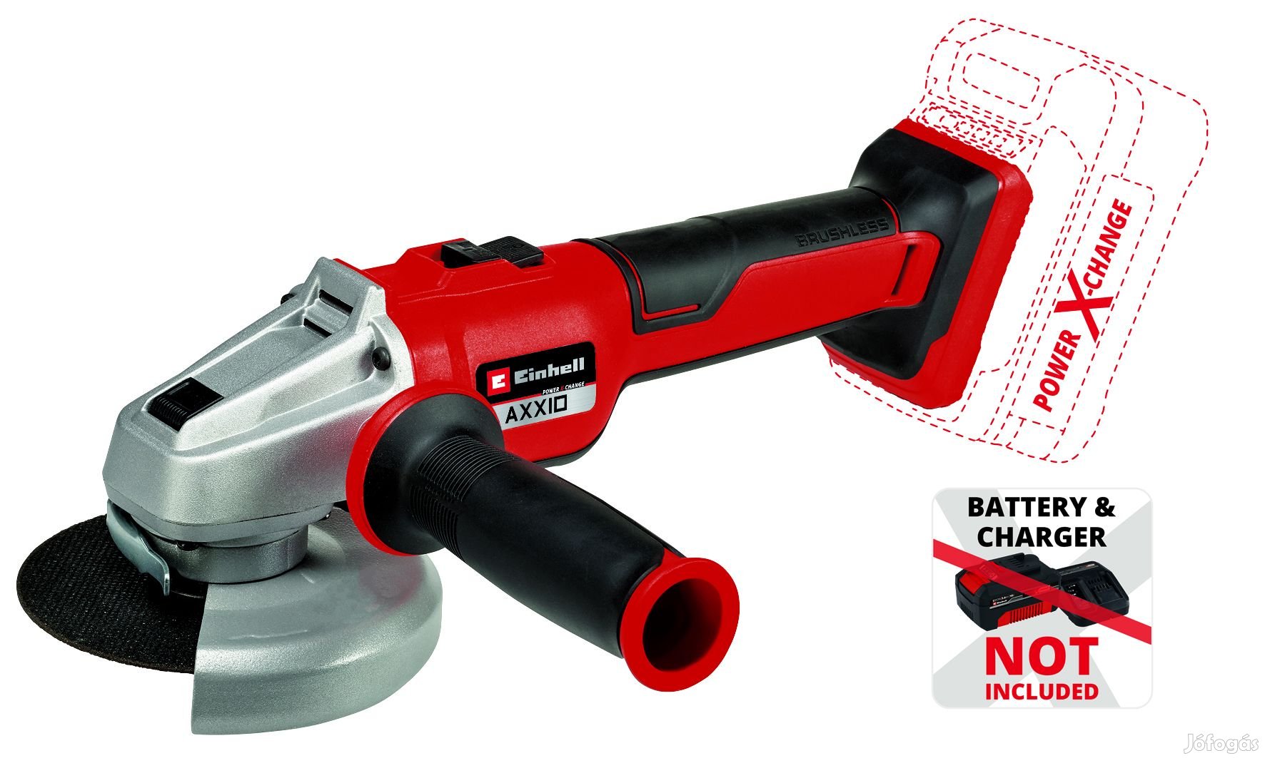 Einhell AXXIO 18/125 Q Akkus sarokcsiszoló, flex 125mm (akku és töltő