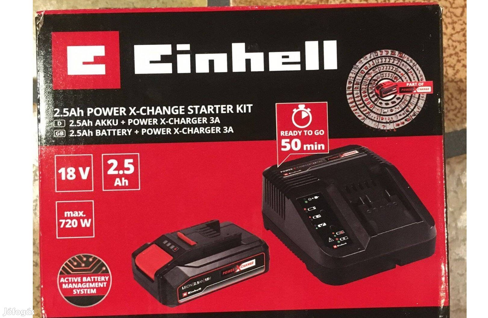 Einhell Akkumulátor töltő Power X-Change Starter 3A