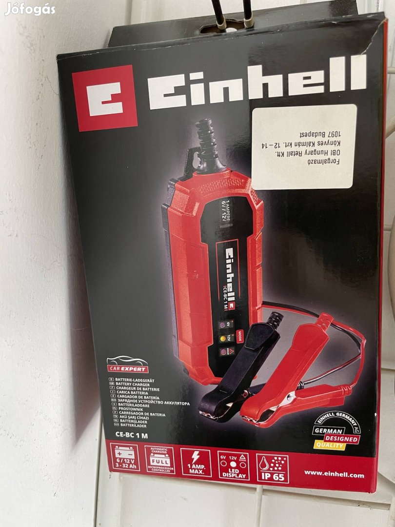 Einhell Akumlátor töltő, dobozában eladó.
