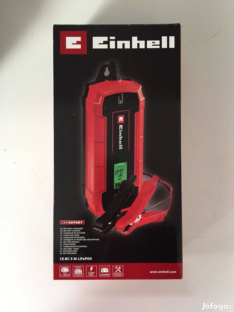 Einhell CE-BC 5 M Lifepo4 Autós töltőkészülék 12V 5A (1002251)