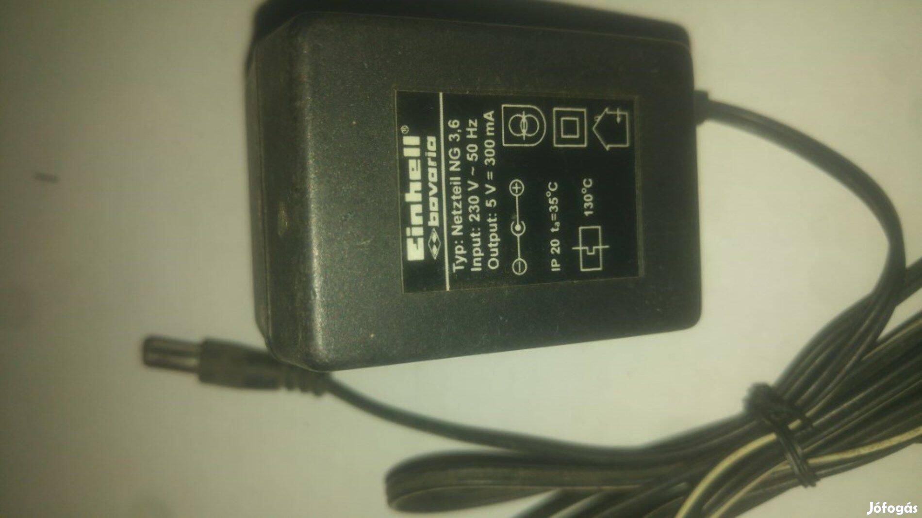 Einhell DC adapter 5V / 300mA működő