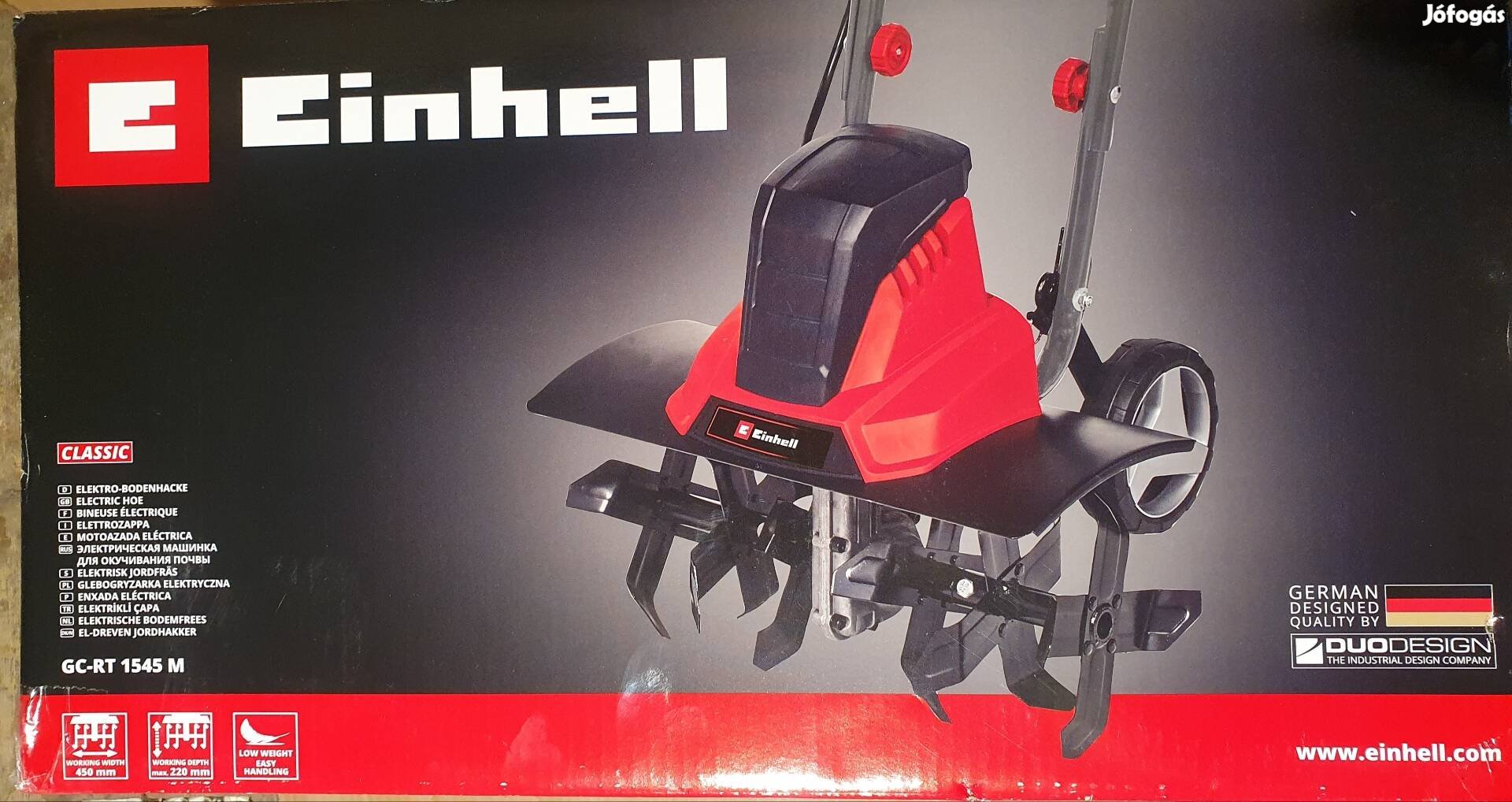 Einhell Elektromos talajlazító GC-RT 1545 M /állapota új!