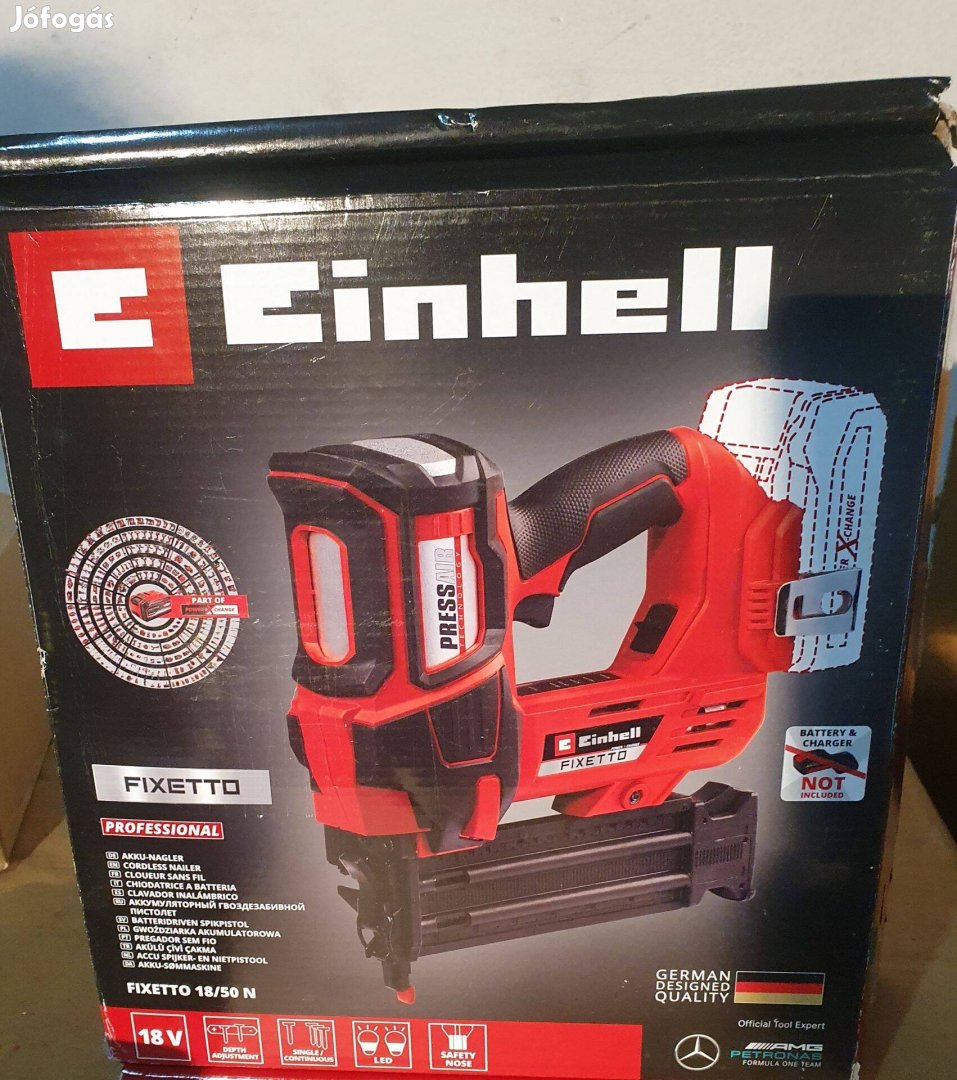 Einhell Fixetto 18/50 N Solo Akkus szögbelövő akku és töltő nélkül