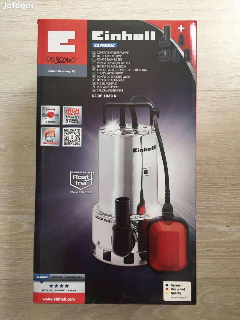 Einhell GC-DP 1020 N Szennyvíz szivattyú 1000W (4170773)