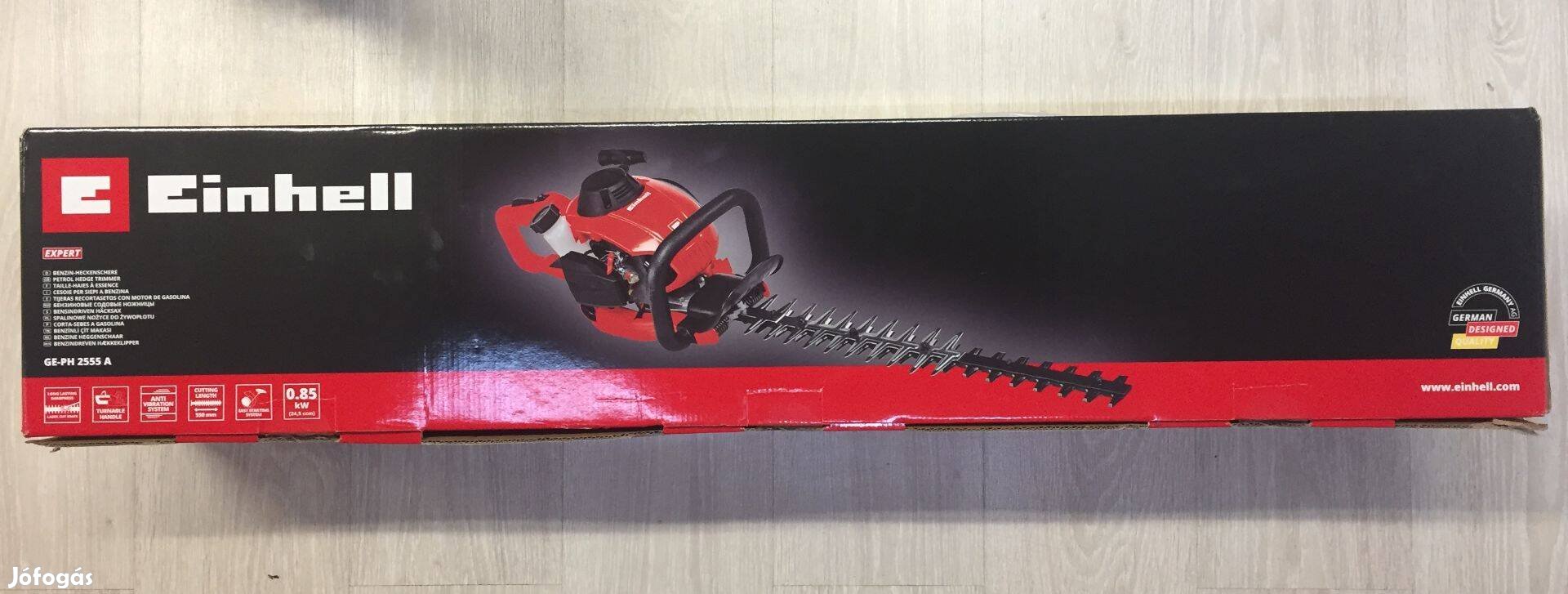 Einhell GE-PH 2555 A Benzinmotoros sövényvágó 0,85kW 24,5cm