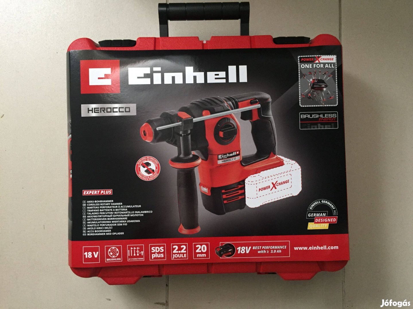 Einhell Herocco 18/20-Solo Akkus ütvefúró (4513900) (Akku-töltő nélkül