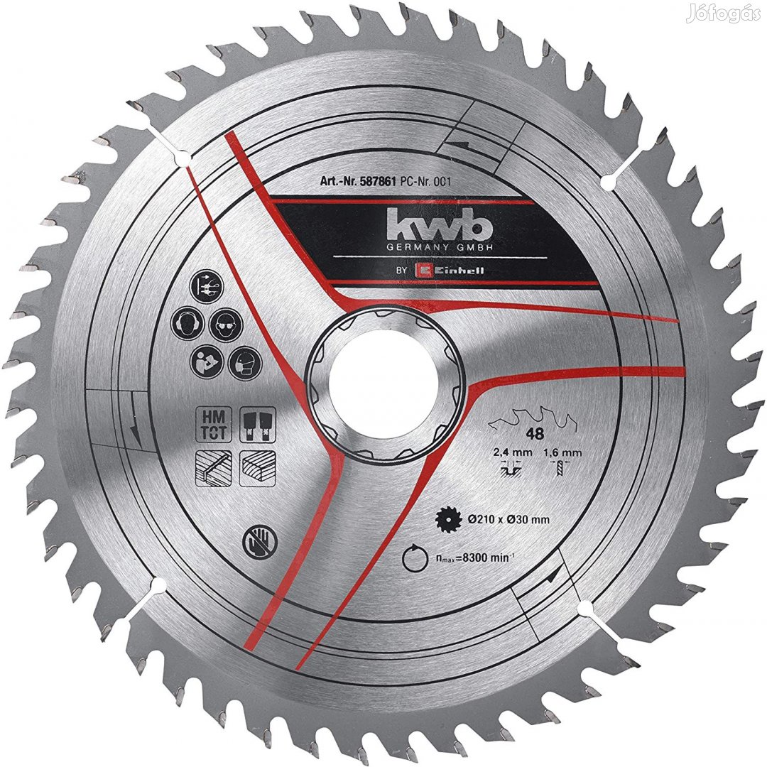 Einhell KWB Fűrészlap 210x30x2,8mm 48 fogas (49587861)