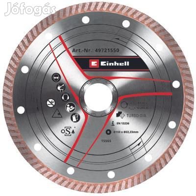 Einhell KWB gyémánt vágótárcsa, vágókorong 150x1,6mm (49721550)