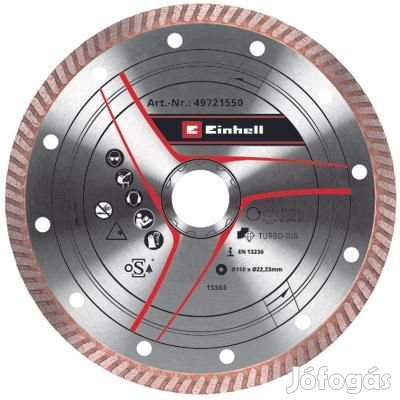 Einhell KWB gyémánt vágótárcsa, vágókorong 150x1,6mm (49721550)