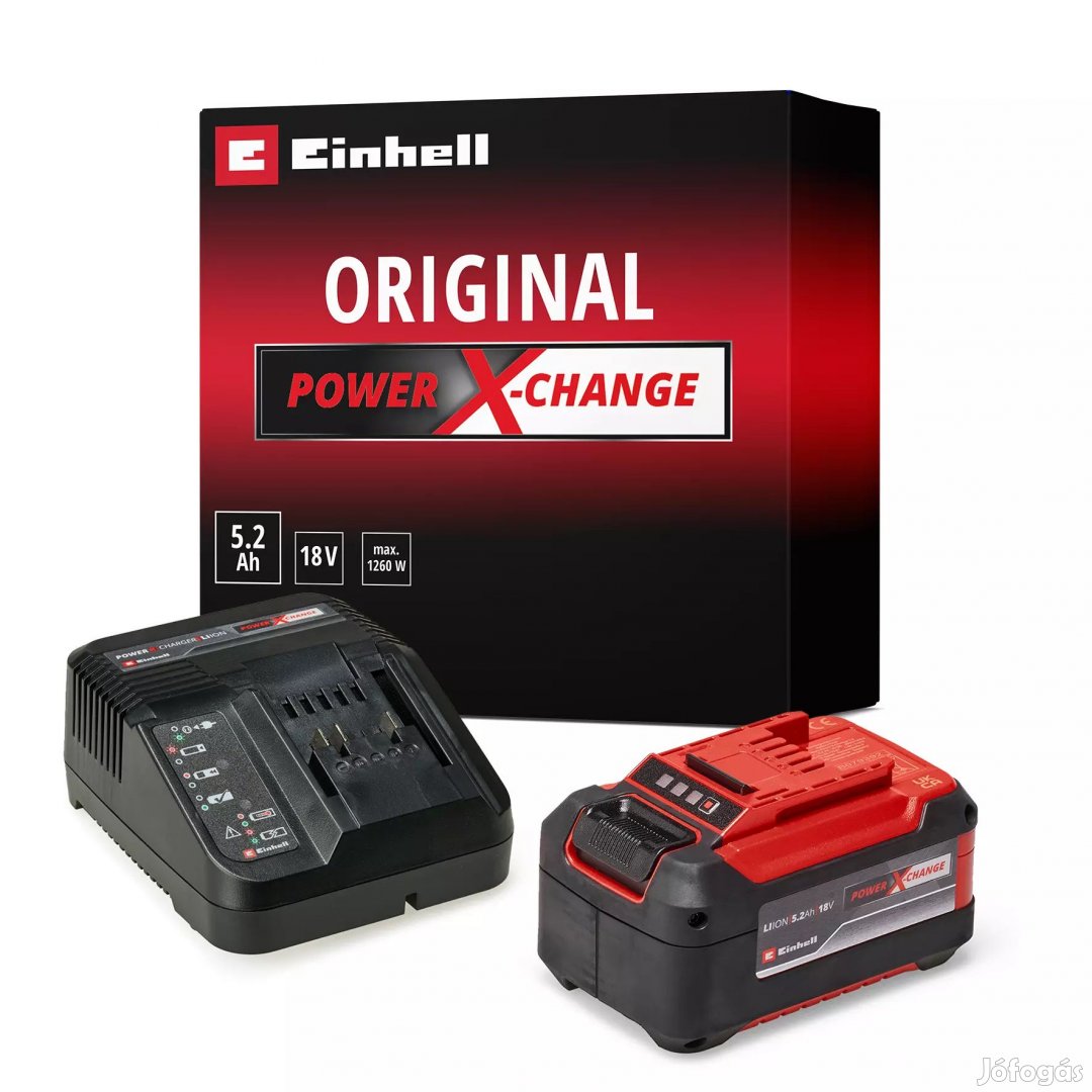 Einhell PXC Starter Kit 18V 5,2Ah akkumulátor és töltő (4512147)