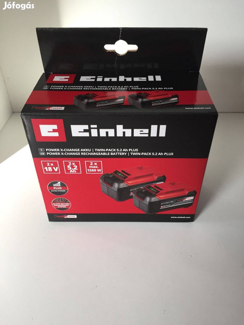 Einhell Power-X Change Twinpack 2x5,2Ah Akkumulátor (4511526)