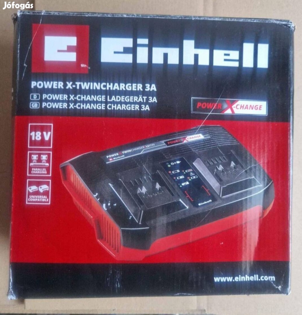 Einhell Power X-Twincharger 3A Akkumulátor töltő