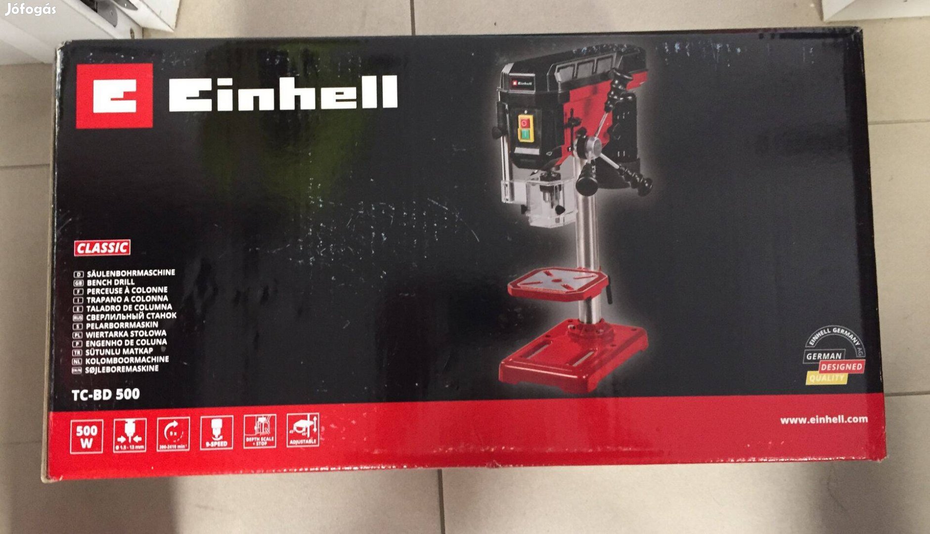 Einhell TC-BD 500 Állványos fúrógép, oszlopos fúrógép 500W (4520593)