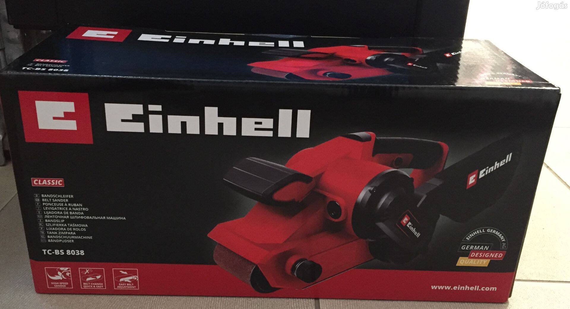 Einhell TC-BS 8038 Szalagcsiszoló 800W (4466260)