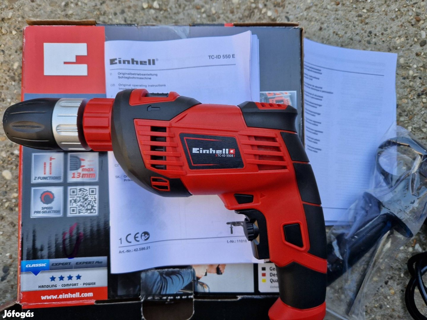 Einhell TC-ID 550 E Ütvefúró - 550W