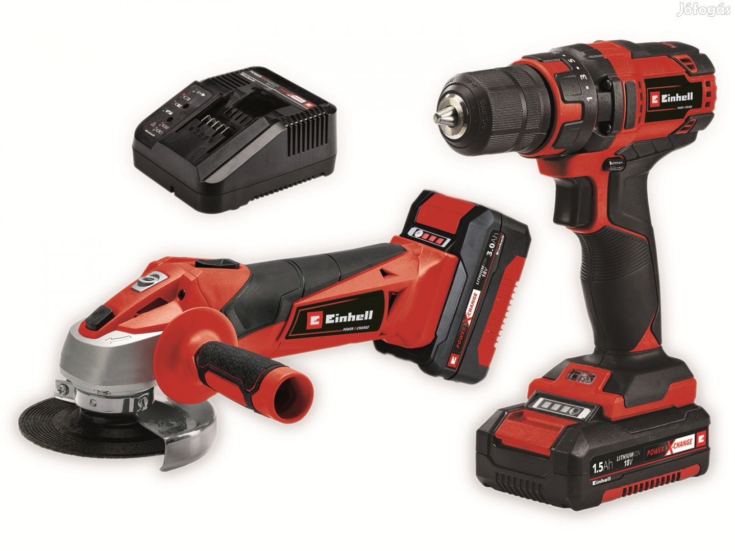 Einhell TC-TK 18 Li Kit Akkus szerszámgépszett 1db 1,5 Ah és 1db 3,0 A