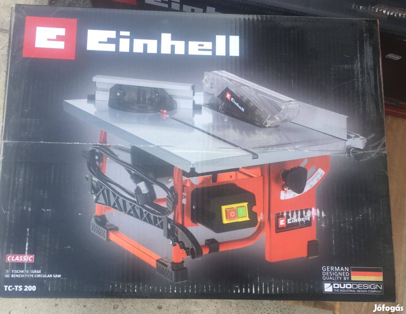 Einhell TC-TS 200 Asztali körfűrész 500W fűrészlap 200x16mm, vágási ma