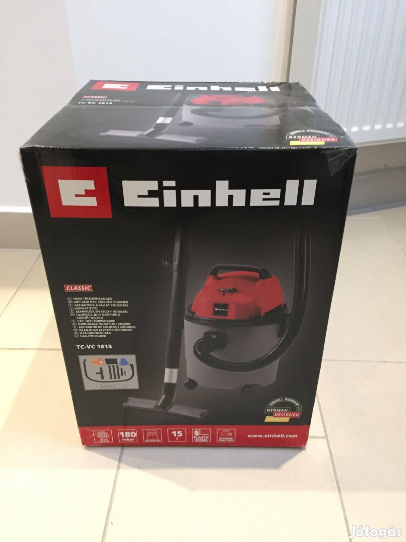 Einhell TC-VC 1815 Száraz-nedves porszívó 1250W 15l (2340290)