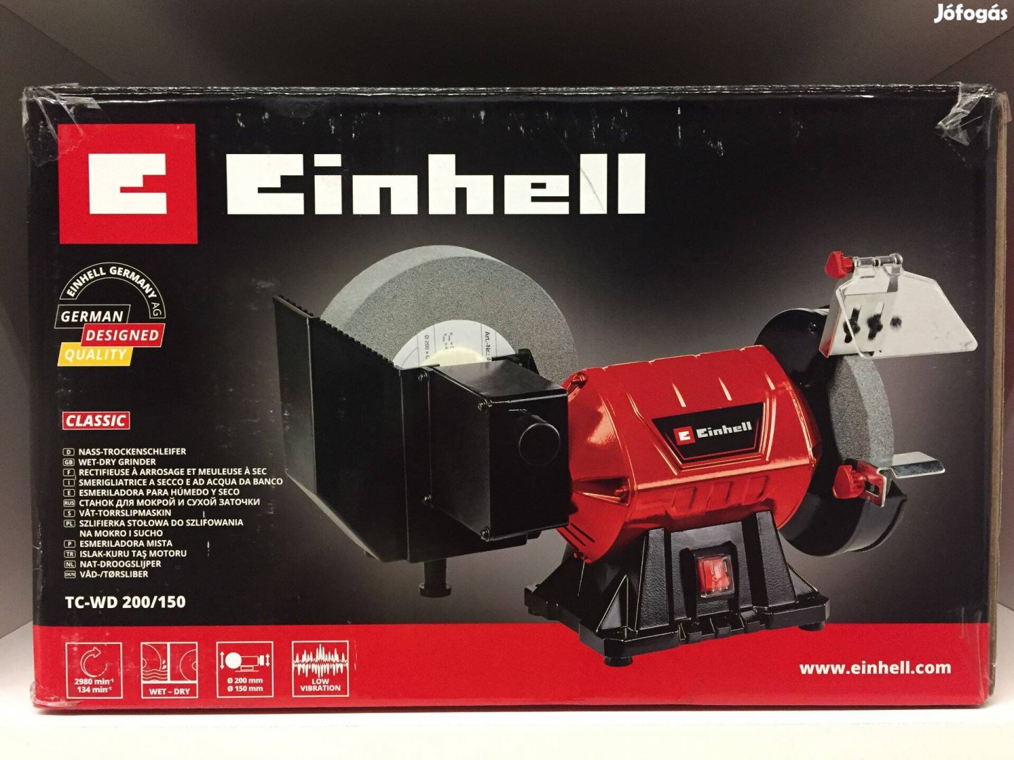 Einhell TC-WD 200/150 Kettős köszörű 250W (4417242)