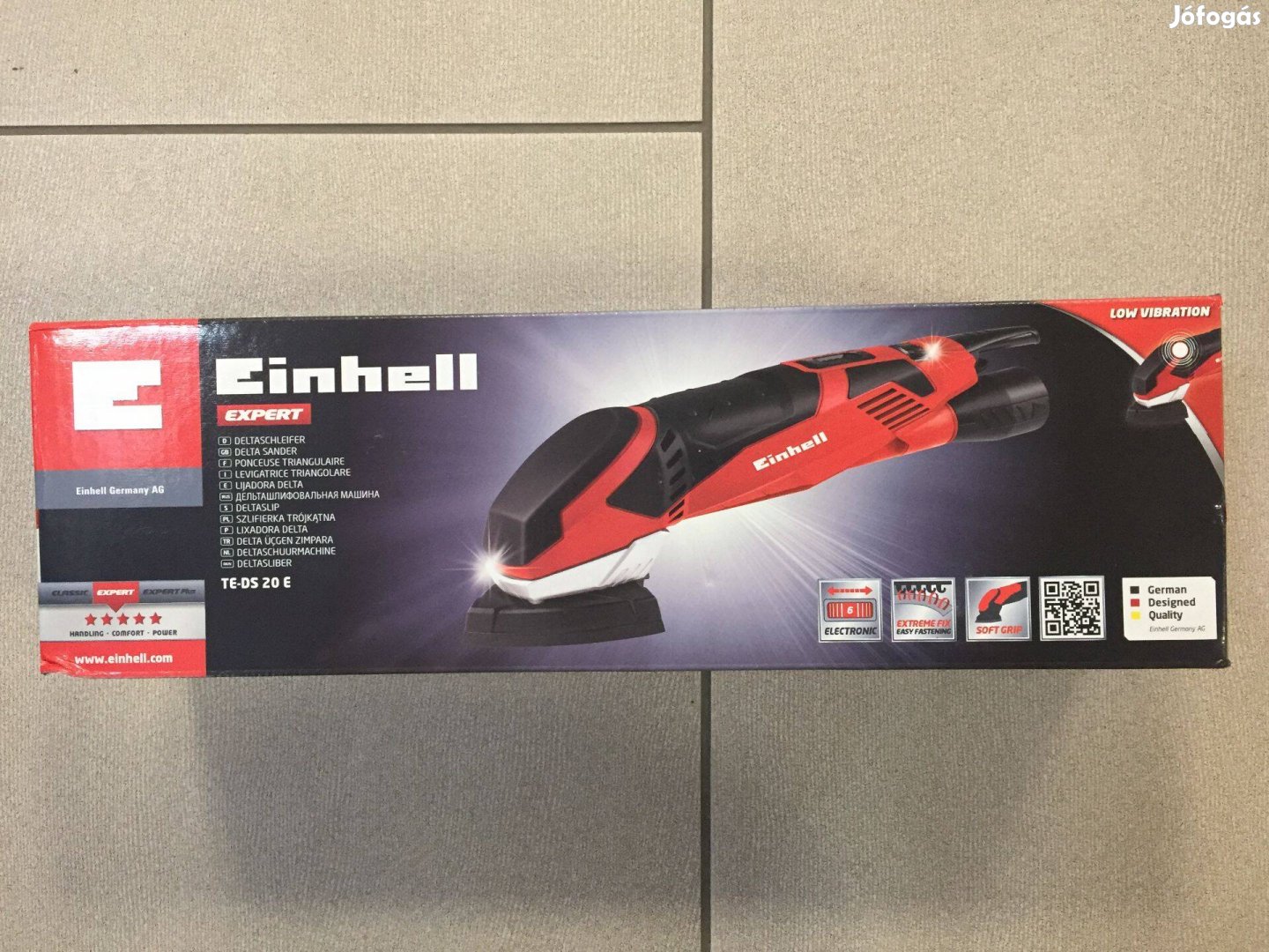 Einhell TE-DS 20 E Deltacsiszoló, 200W, 13000-20000 rezgés/perc, 93x93