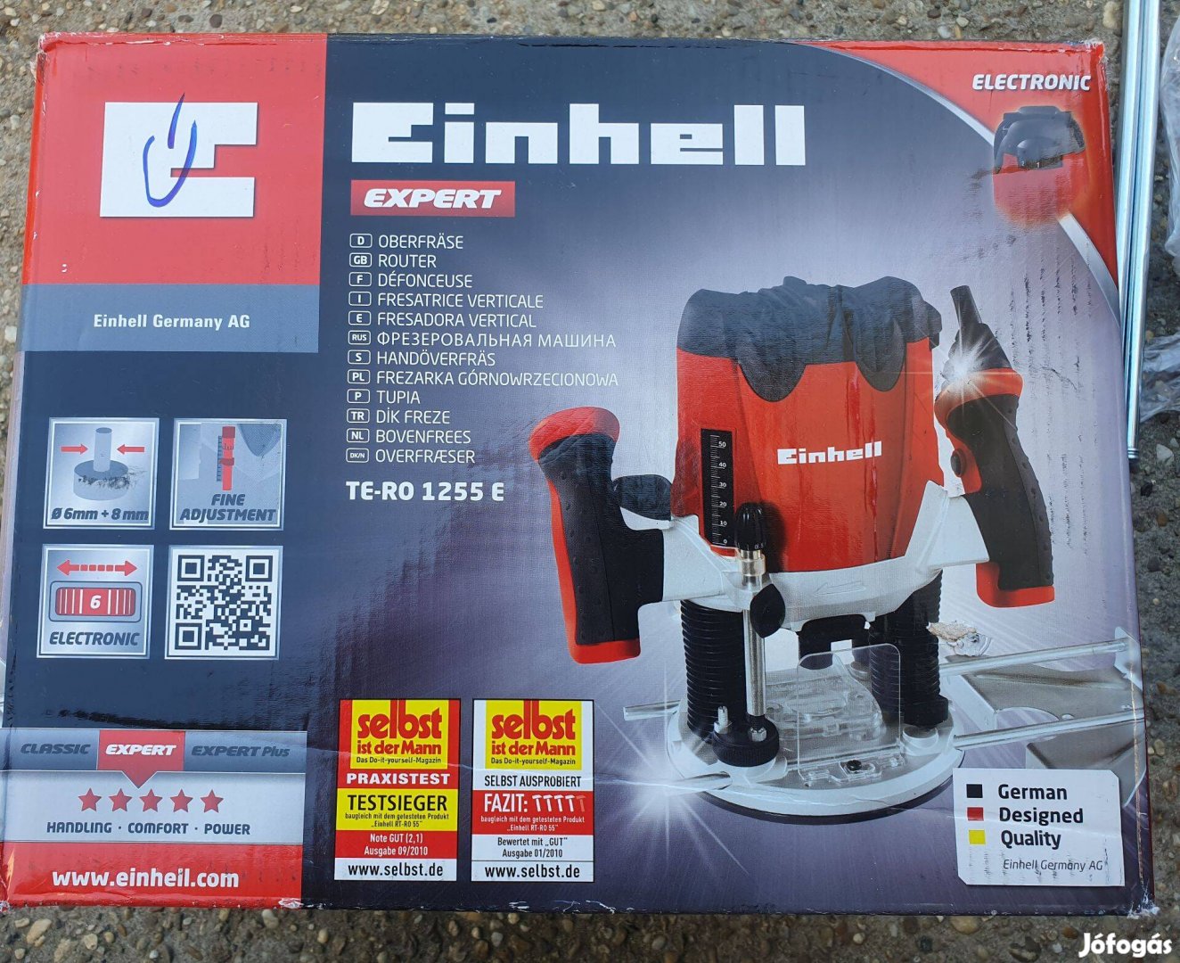 Einhell TE-RO 1255 E Felsőmaró 1200W