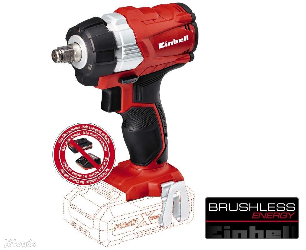 Einhell TP-CW 18Li BL Brushless - Solo Akkus ütvecsavarozó  215Nm (akk