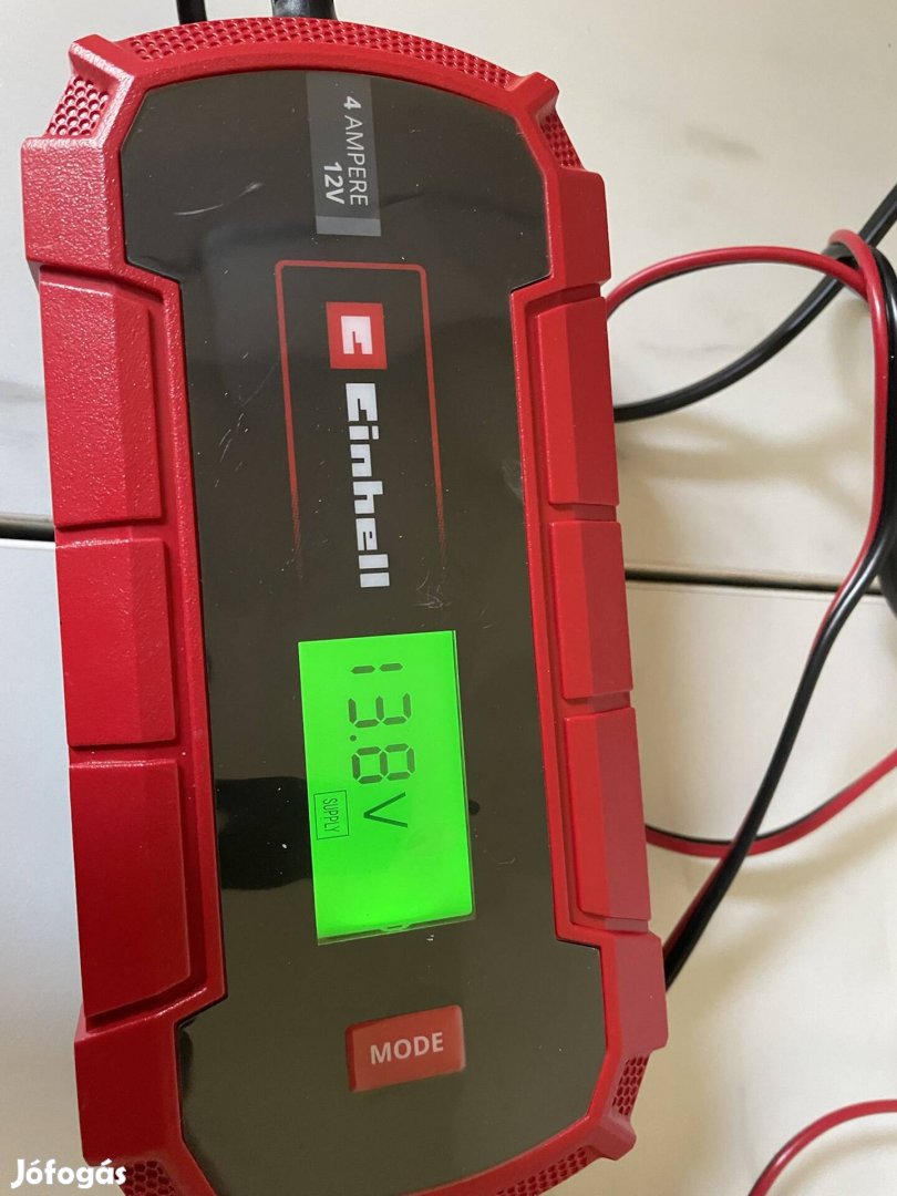 Einhell akku töltő 12 volt újszerű garanciális