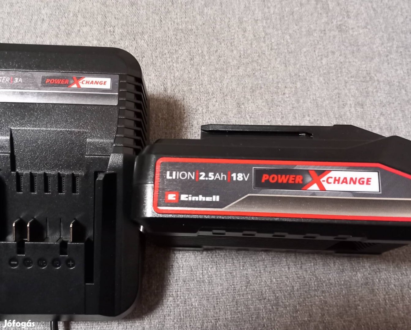 Einhell akkumlátor 2,5Ah 18V töltővel együtt eladó!