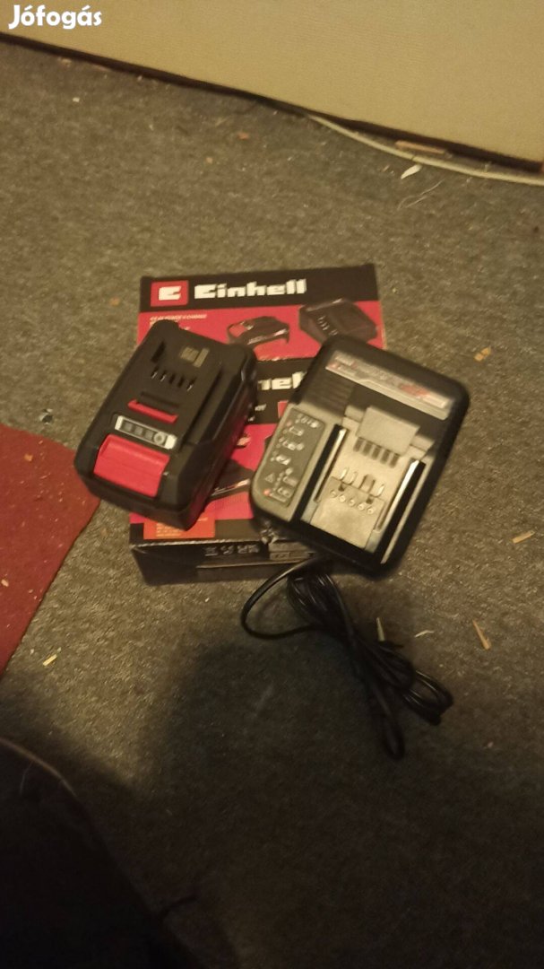 Einhell akkumulátor+töltő