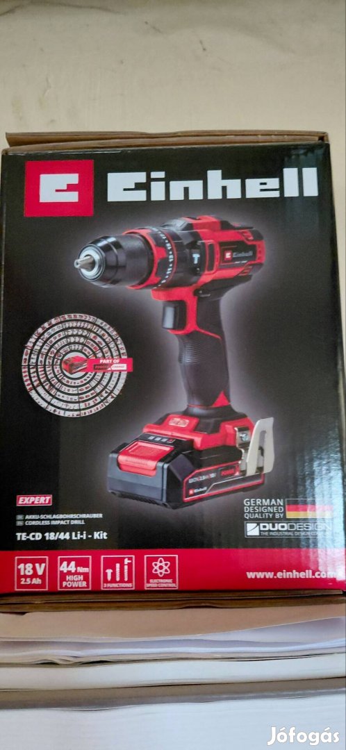 Einhell akkus fúró csavarozó fém tokmánnyal