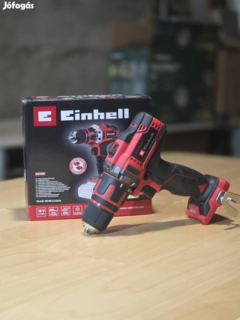 Einhell akkus fúrócsavarozó TE-CD 18/40 Li-Solo 18V alapgép