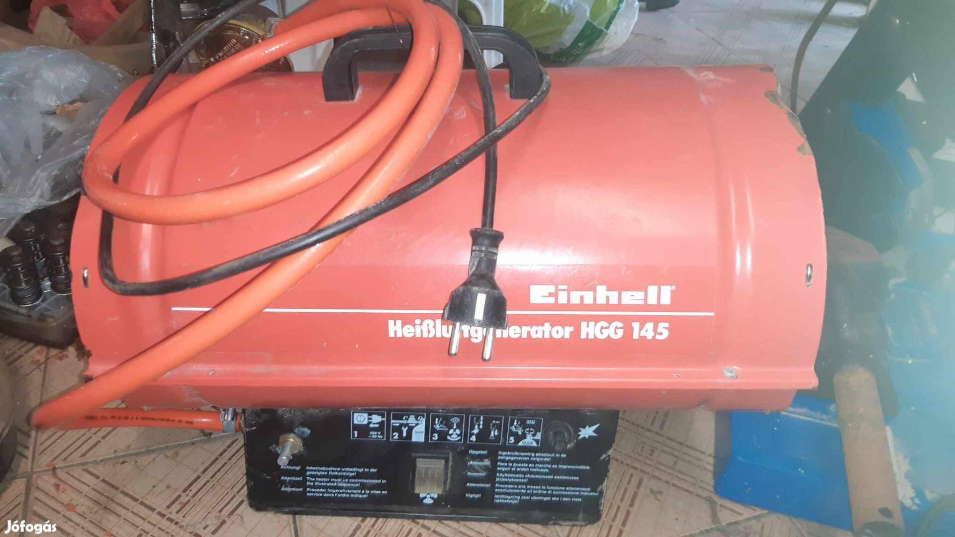 Einhell gázos hőlégbefúvó. 14KW