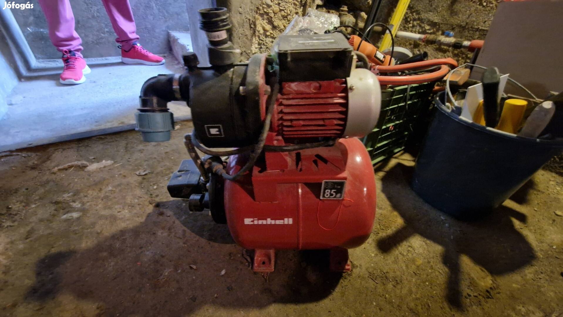 Einhell házi vízmű GC-WW 6538 20Liter + ajándék lábszeleppel 