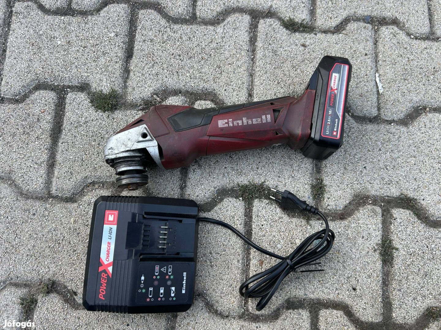 Einhell lítiumos sarokcsiszoló / flex 18V