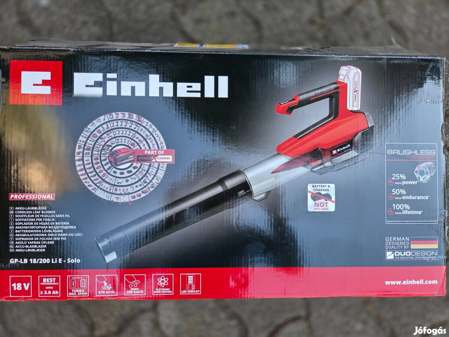 Einhell lombfújó