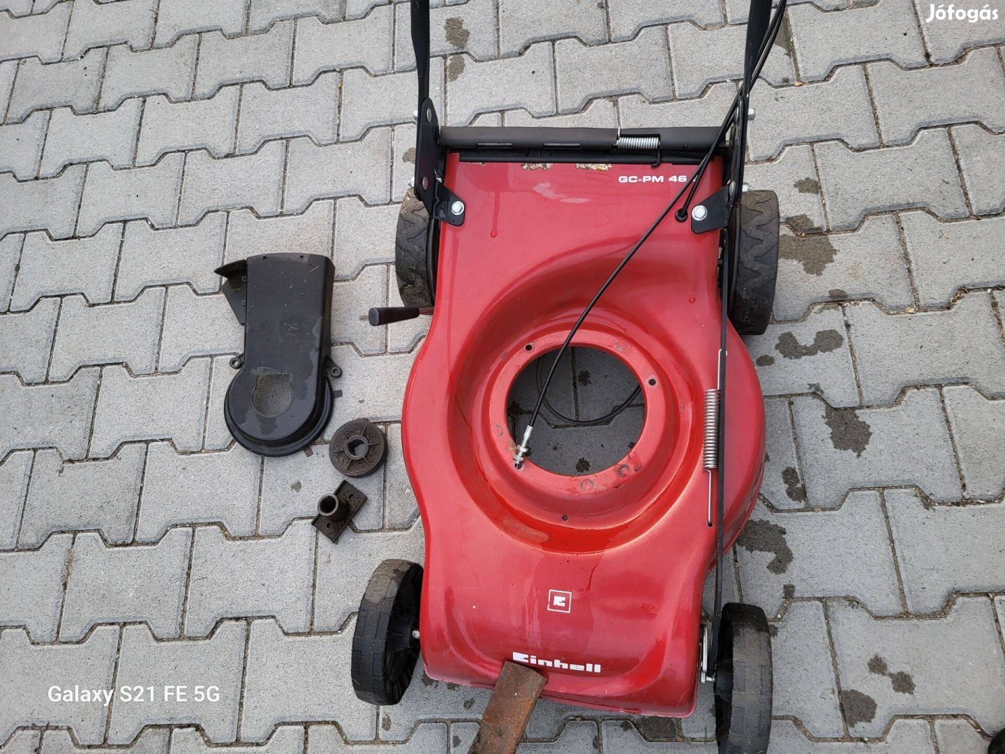 Einhell önjáró fűnyíró komplett kaszni gyűjtővel