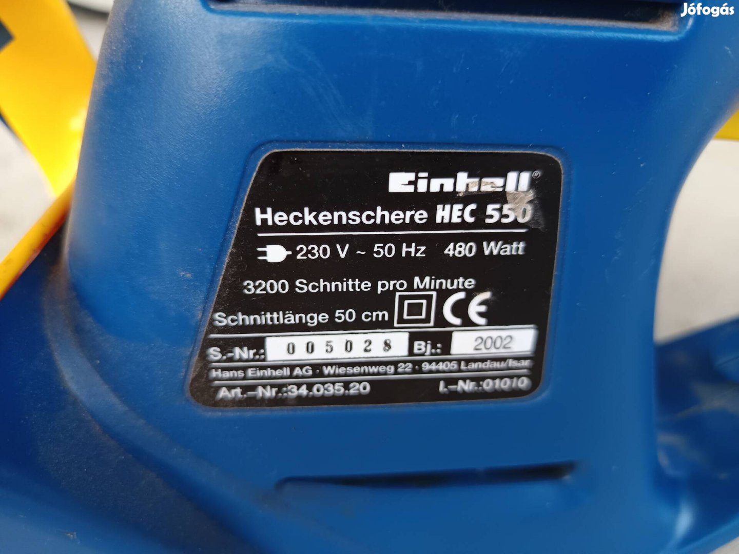 Einhell sövenyvágó!