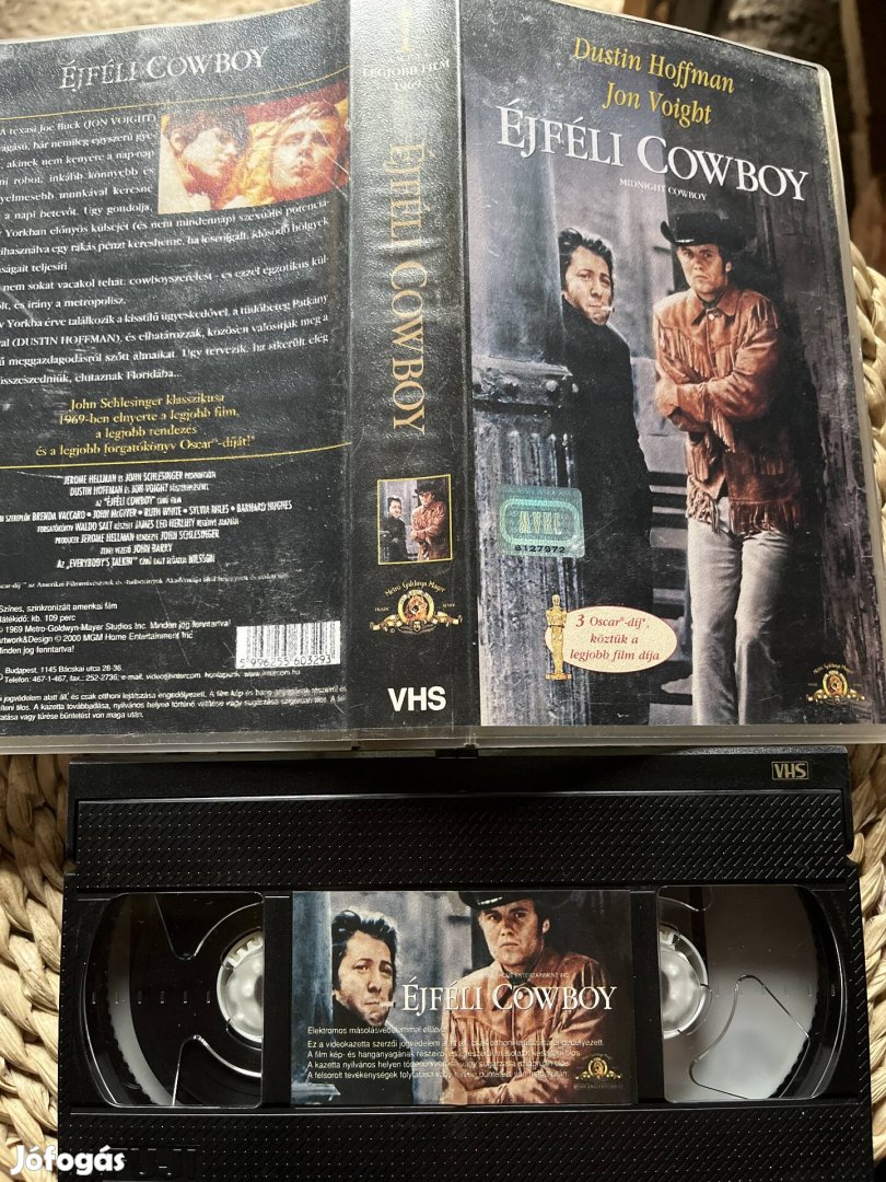 Éjféli cowboy vhs kazetta