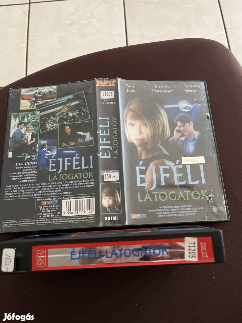 Éjféli látogatók vhs kistok thriller.