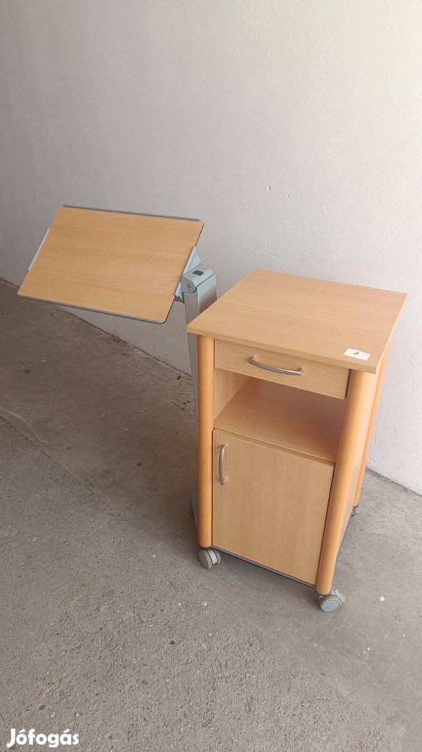 Éjjeliszekrény betegágy mellé - kihajtható asztallappal - 4