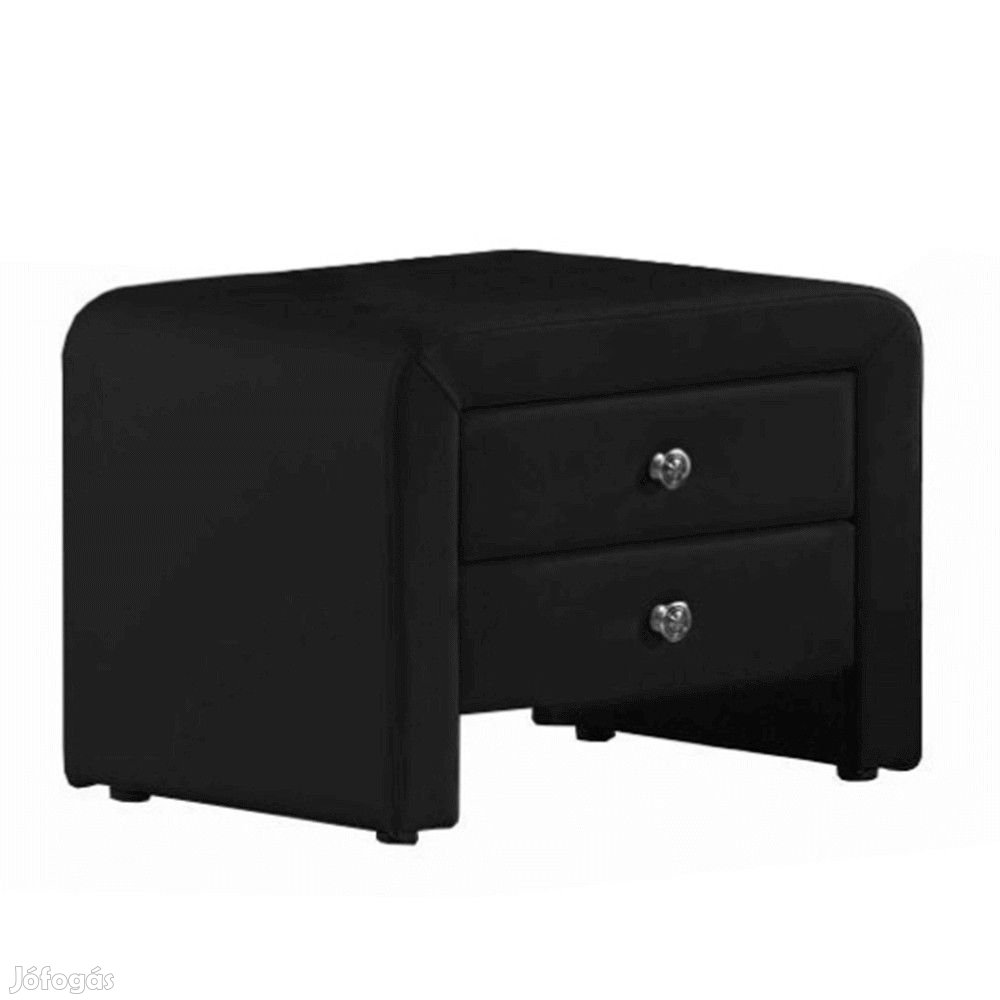 Éjjeliszekrény fekete 0000191854