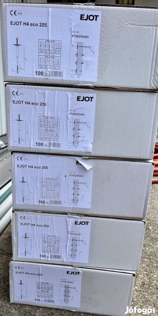 Ejot h4 Eco 255 dübel homlokzati szigeteléshez 500 db