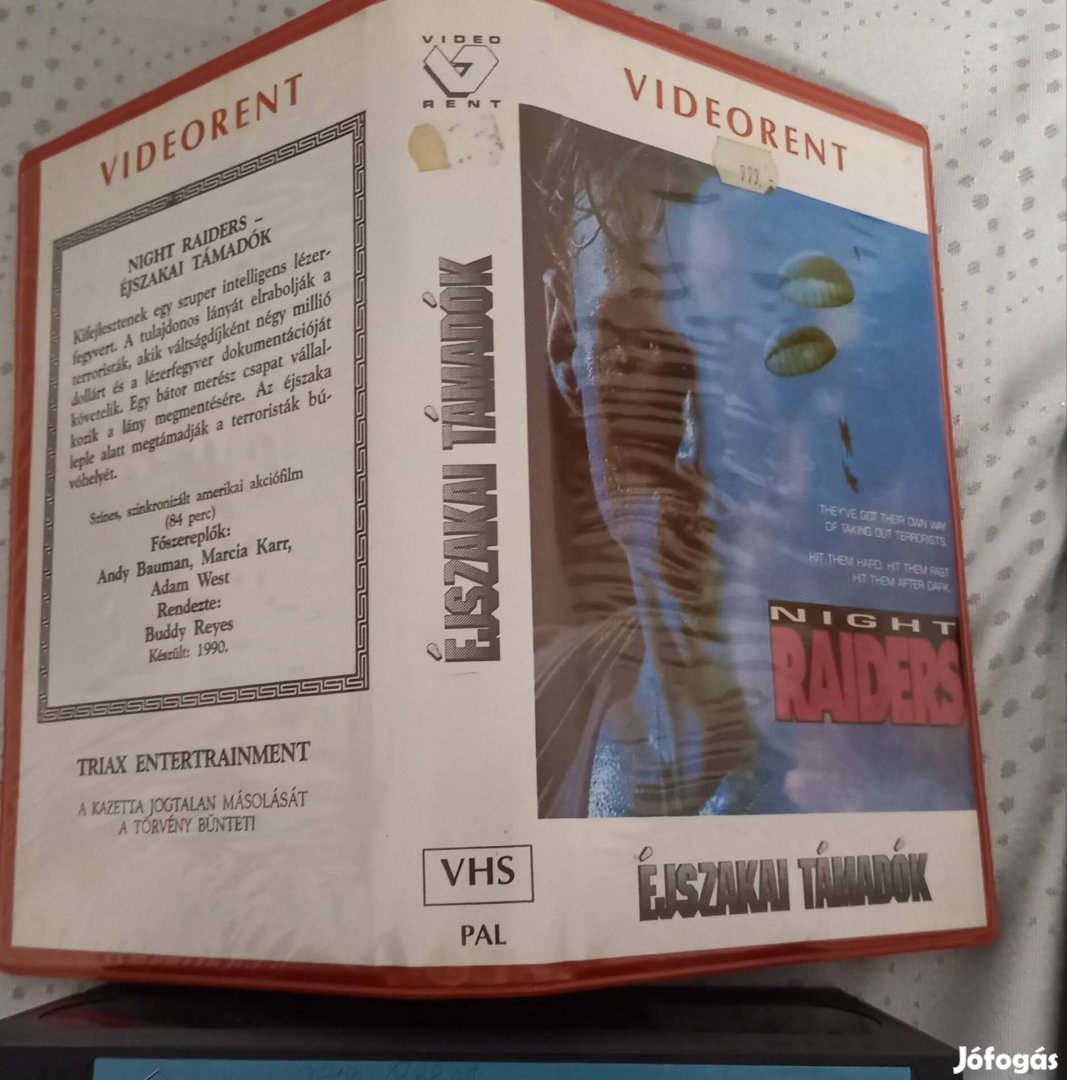 Éjszakai támadók - akció vhs - videorent