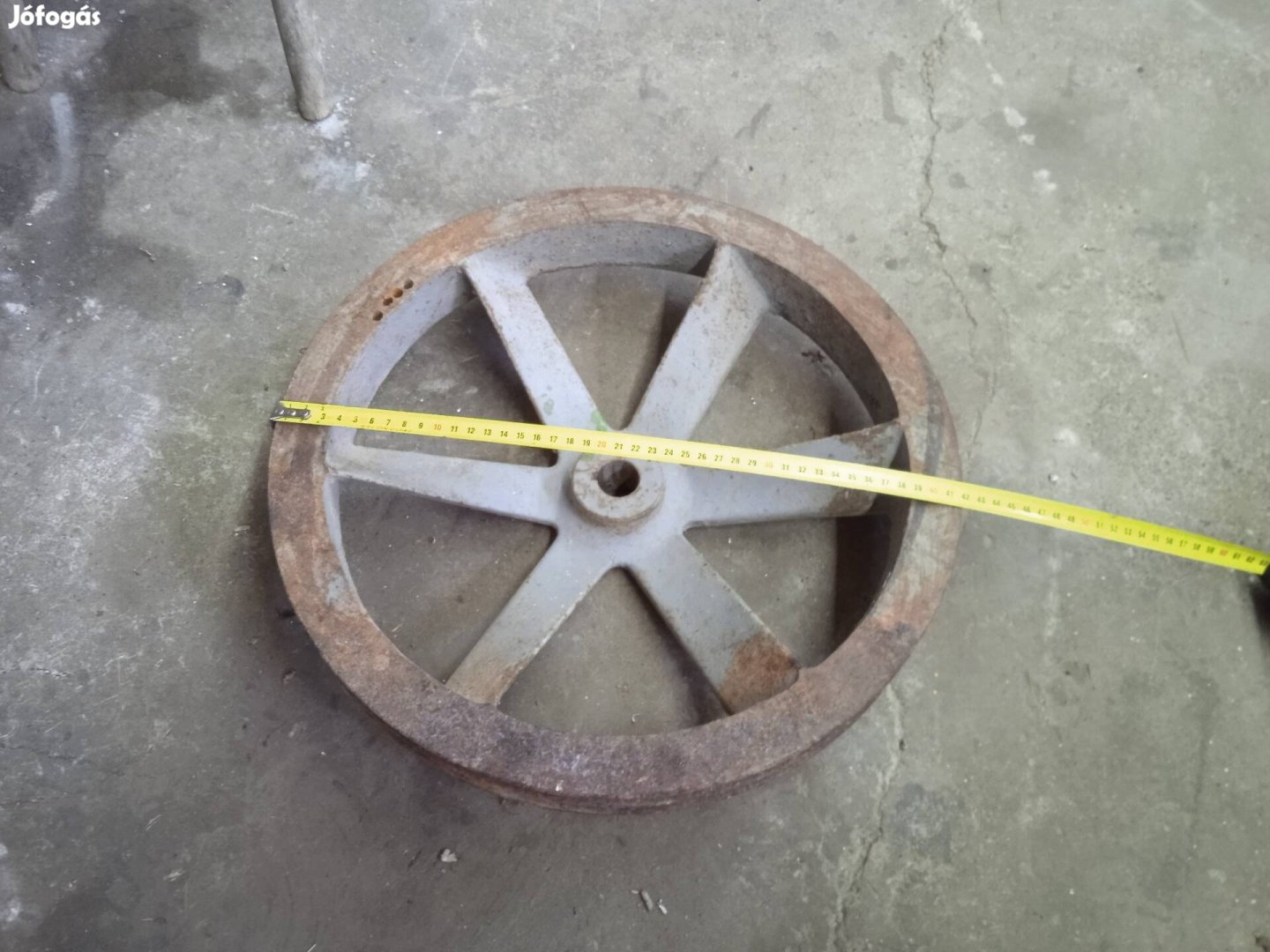 Ékszíjtárcsa 42cm 2x17 14kg hasítógép ágdaráló  építéshez.