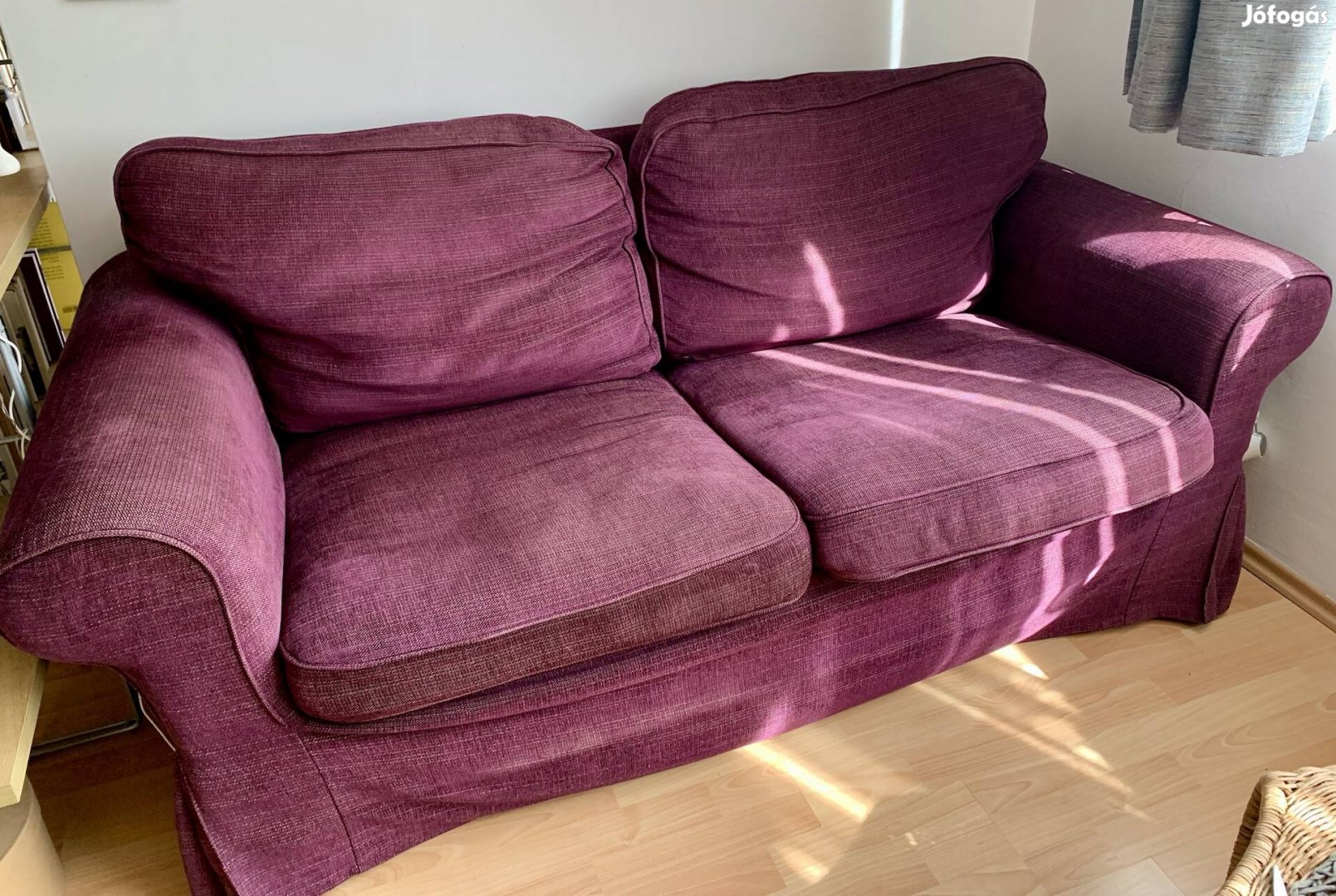 Ektorp IKEA kanapéhuzat (sötét mályva/burgundi)