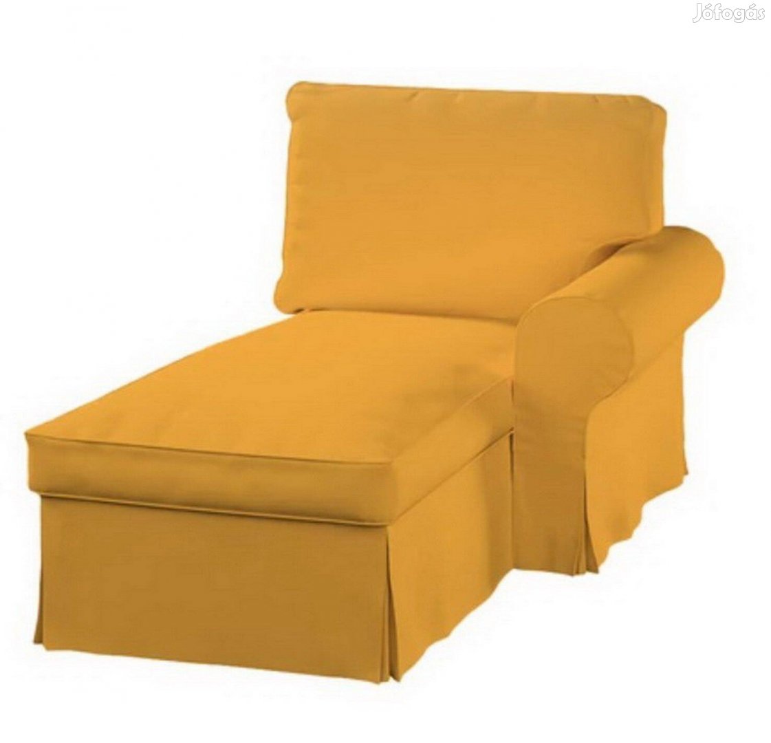 Ektorp fekvőfotel sárga huzattal