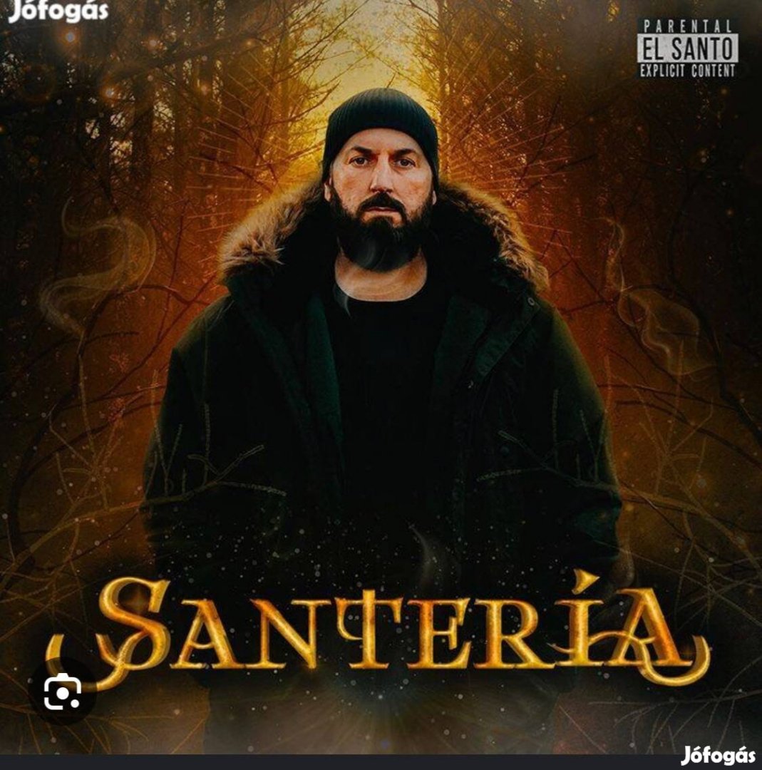El Santo Falsalarma Santeria vinyl új nem dedikált verzió