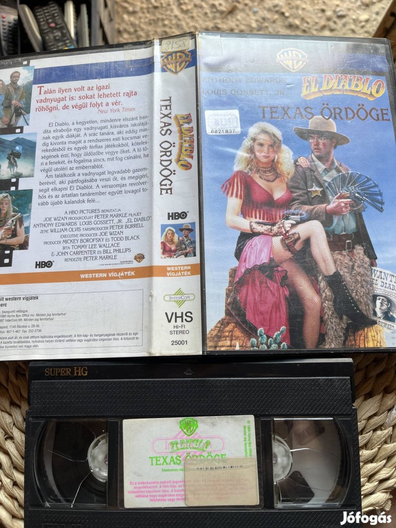 El diablo texas ördöge vhs